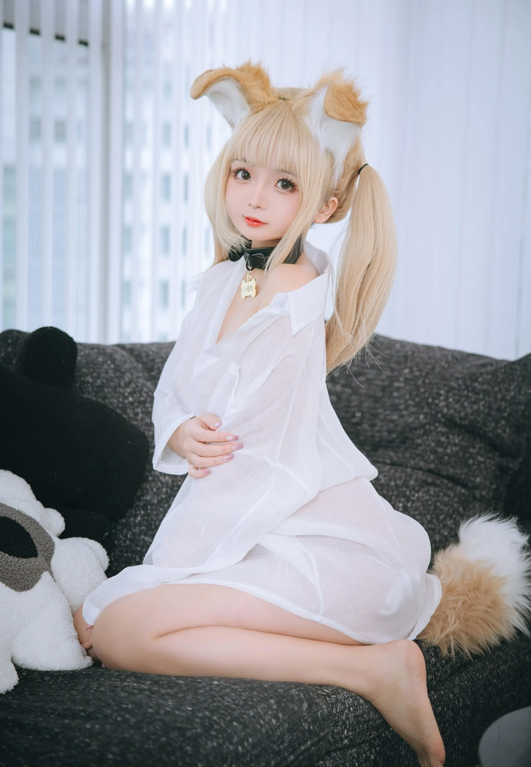 日奈娇 – NO.67 衬衫小狗 [50P]插图8